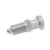 GN617 - Stainless Steel Indexing plungers without rest position, Type GK, with lock nut, with threaded rod