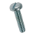 BN 351 - Slotted pan head machine screws (DIN 85 A, ~ISO 1580), 8.8, zinc plated blue
