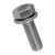 BN 13281 - Hex head assembled screws with captive flat washer DIN 6902 A (DIN 933 Z1; DIN 6902 A), A2