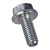 BN 20235 - Hex head flange screws / bolts fully and partially threaded (DIN 6921; EN 1665), cl. 8.8, zinc plated with thicklayer passivation