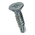 BN 1879 - Phillips flat countersunk head self-drilling screws form H (~DIN 7504 P; ~ISO 15482; ecosyn® drill), steel case-hardened 560 HV, zinc plated blue