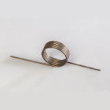 Torsion Springs with 180° pins - Stainless steel wire to UNI EN 10270.3 - NS 1.4310 - Left hand coiling