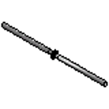 WZ 1100 Coarse pitch axles - DME -  Mat.: ~1.0727  ~ 980 N/mm2