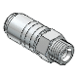 MK 200 Quick Release coupling with valve and thread - DME