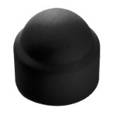 Reference 85600 - Cap for hexagonal nut - Black PEHD