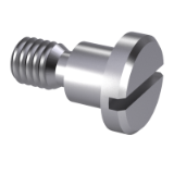 DIN 923 - Slotted pan head screws with shoulder