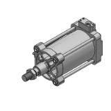 Linear drive with displacement encoder