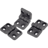 K0437 - Hinges plastic with elongated holes