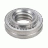 Self-clinching nuts for stainless steel and other sheet metals