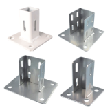 Floor Mount Base Plates - Foot Supports Series