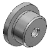 KJBPMTS, KJBPMT - Bushings for Inspection Jigs Stepped and Threaded Shouldered Round (P +0.03/+0.01) Press Fit Type