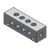 BMUACP, BMUACAP, G-BMUACP, G-BMUACAP - Manifold Blocks - Pneumatic - Pitch Configurable BMUAC_Series - 25 Square