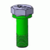 FUN 894 - Special screws, one-way screw (ratchet effect screw)