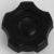 N0000330 - Iron Knob Nut (Black) (G-3)