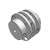 SDWA-42 - Double Disk Type Coupling / Set Screw Type / Flange Type