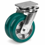 62ER SRP EEG MHD - TR-ROLL polyurethane wheels, high thickness and rounded profile with aluminum core