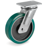 SRP/EE MHD - "TR-ROLL" Polyurethane wheels, cast iron, supports electro "EE MHD"
