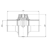 Gimbal expansion joint DN 40
