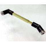 UJT - Telescopic Universal Joints - 1/8" to 3/8" Bore - Delrin® - Body Brass Hub End, Spider and Telescope Sections