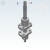 LCM05 - Grinding ball screw (left and right rotation) / shaft diameter 6/8/10/12 • lead 1/2/4/5