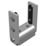 4430, 4430-Black - Right Angle Living Hinges - 15 Series - Right Angle 3 Inch Universal Living Hinge