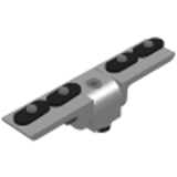 25-4031, 25-4031-Black - Right Angle Living Hinges - 25 Series - 0 deg Right Angle Living Hinge w/ L Arms