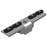 25-4032, 25-4032-Black - Right Angle Living Hinges - 25 Series - 90 deg Right Angle Living Hinge w/ L Arms