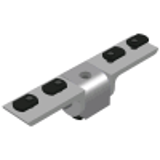 40-4432, 40-4432-Black - Right Angle Living Hinges - 40 Series - 90 deg Right Angle Living Hinge w/ L Arms