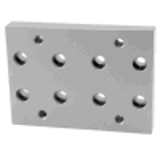 40-2148, 40-2148-Black - Position Floor Lock Base Plate