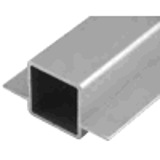 9015 - 1'' Square - Double Flanged Tube