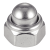 Reference 62618 - Prevalling torque type dome cap nut plastic insert DIN 986 - Stainless steel A2