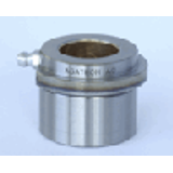 N716X/ISO9448-6-E/DIN9831-CG - Steel bush bronze plated with flange