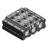 CNVL-4I3 - 型气路板（3 位扩展模块）