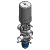 Standard, Balanced Both Plugs, Spiral Clean Lower Plug, Spiral Clean Leakage Chamber, DN-65 - Mixproof Valve
