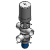 Standard, Balanced Both Plugs, Spiral Clean Lowerh Plug, Spiral Clean Leakage Chamber, DN-100 - Mixproof Valve