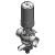 Standard, Balanced Both Plugs, Spiral Clean None, Spiral Clean Leakage Chamber, DN-40 - Mixproof Valve
