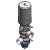 Standard, Balanced Both Plugs, Spiral Clean None, Spiral Clean Leakage Chamber, DN-65 - Mixproof Valve