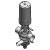Standard, Balanced Both Plugs, Spiral Clean None, No Leakage Chamber Cleaning, DN-40 - Mixproof Valve