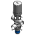 Standard, Balanced Lower Plug, Spiral Clean Lower Plug, No Leakage Chamber Cleaning, DN-100 - Mixproof Valve