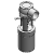 Tank Outlet, Spiral Clean Upper Plug, No Spiral Clean Leakage Chamber, DN-100 - Mixproof Valve