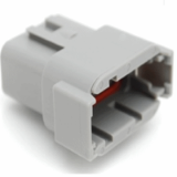 ATM04-12PX-XXX - 12-Way Receptacle, Male Connector with X Position Key