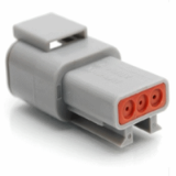 ATM04-3P-XXX - 3-Way Receptacle, Male Connector