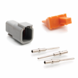 ATM04-6P-KIT01 - Kit, ATM Series, 6 Socket Plug, Wedge and Contacts Kit