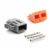 ATM06-08SA-KT01 - 8 Socket Plug, Wedge and Contacts Kit