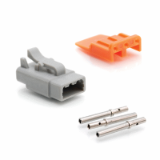 ATM06-3S-KIT01 - 3 Socket Plug, Wedge and Contacts Kit