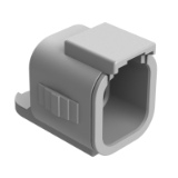 ATM06-6S-CAP - Dust cap for 6 position plug, grey