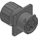 RTS012N8SHEC03 - Square Flange Receptacle