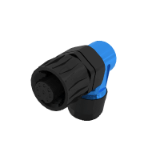 C01610F006 - Standard Female Right Angle Connectors - 6 Position, without Contacts