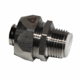 NPT straight fitting,male,stainless steel AISI-304 - Sealtite Fittings