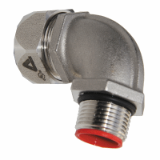 ISO 90° fitting,male, stainless steel AISI-304 - Sealtite Fittings